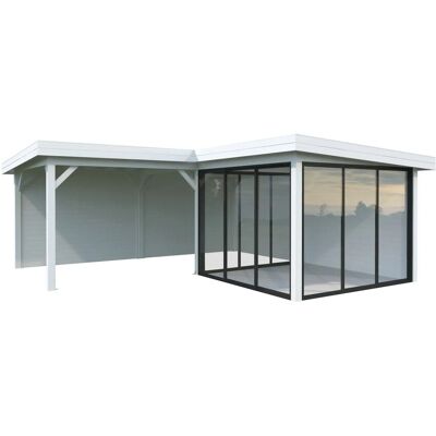 Palmako Pavillon Lenna Set 712 Slide Plus 588 x 588 cm Lackiert Weiß FSC® Palmako Pavillon Lenna Set 712 Slide Plus 588 x 588 cm Lackiert Weiß FSC®