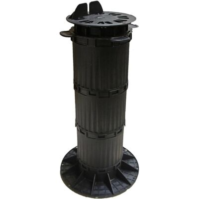 GS Terrasen Montagesysteme GS Terrassen Stelzlager Pro Verstellbar 470 mm - 570 mm Schwarz GS Terrasen Montagesysteme GS Terrassen Stelzlager Pro Verstellbar 470 mm - 570 mm Schwarz