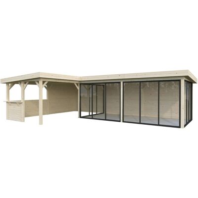 PALMAKO - Lenna Set 421 Slide - 876x245x588 cm - Pavillon PALMAKO - Lenna Set 421 Slide - 876x245x588 cm - Pavillon