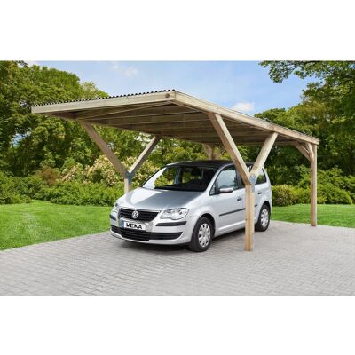 WEKA Carport Y - 300x362 cm, grün-braun - Carport WEKA Carport Y - 300x362 cm, grün-braun - Carport
