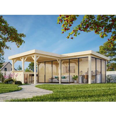 Palmako Pavillon Lenna Set 723 Slide Plus 588 x 588 cm Lackiert Weiß FSC® Palmako Pavillon Lenna Set 723 Slide Plus 588 x 588 cm Lackiert Weiß FSC®