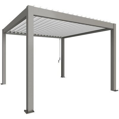 Biohort Pergola 3,5 m x 3,5 m Quarzgrau-Metallic/Weiß Biohort Pergola 3,5 m x 3,5 m Quarzgrau-Metallic/Weiß