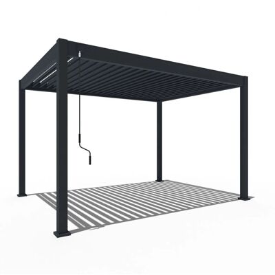 Weide Classic Pavillon Terrassenüberdachung Aluminium 3 x 4 M Anthrazitㅤ Weide Classic Pavillon Terrassenüberdachung Aluminium 3 x 4 M Anthrazitㅤ