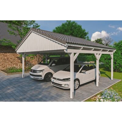 SKANHOLZ - Fichtelberg - 618 x 566 cm - 2 Fahrzeuge - Carport SKANHOLZ - Fichtelberg - 618 x 566 cm - 2 Fahrzeuge - Carport