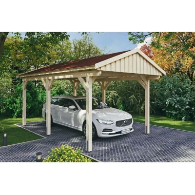 SKANHOLZ Fichtelberg Carport - Natur, 273cm, 317x566cm SKANHOLZ Fichtelberg Carport - Natur, 273cm, 317x566cm