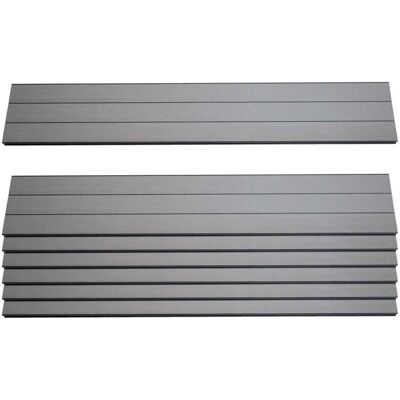MCW 7er Set Latten Für WPC-Sichtschutz Savoie Bretter Windschutz Ca. 1qm - 90cm Grau MCW 7er Set Latten Für WPC-Sichtschutz Savoie Bretter Windschutz Ca. 1qm - 90cm Grau