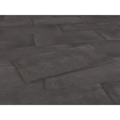 Terrassenplatte Feinsteinzeug Vero 2.0 Zementoptik Anthrazit 50 x 100 x 2 cm Terrassenplatte Feinsteinzeug Vero 2.0 Zementoptik Anthrazit 50 x 100 x 2 cm