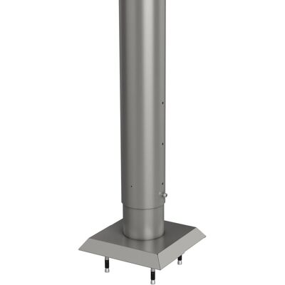 Biohort Steher für Sichtschutz zum Andübeln 90 cm hvst. Quarzgrau-Metallic Biohort Steher für Sichtschutz zum Andübeln 90 cm hvst. Quarzgrau-Metallic
