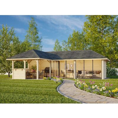 Palmako Pavillon Bianca Set 220 Slide 876 x 588 cm Lackiert Weiß FSC® Palmako Pavillon Bianca Set 220 Slide 876 x 588 cm Lackiert Weiß FSC®
