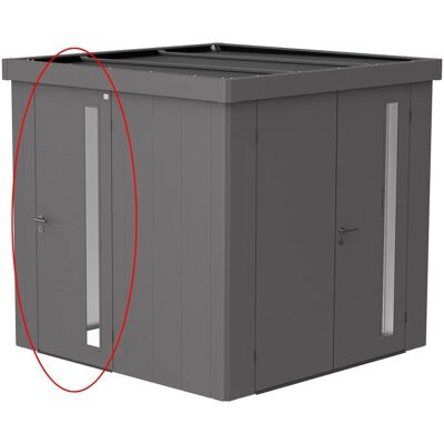 Biohort Zusatz-Doppeltür für Gerätehaus Neo Quarzgrau-Metallic Biohort Zusatz-Doppeltür für Gerätehaus Neo Quarzgrau-Metallic