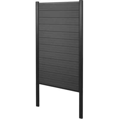 MCW WPC-Sichtschutz Savoie Windschutz Zaun Alu-Pfosten Zum Einbetonieren - Basiselement Schmal 100cm MCW WPC-Sichtschutz Savoie Windschutz Zaun Alu-Pfosten Zum Einbetonieren - Basiselement Schmal 100cm