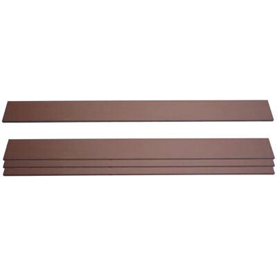 MCW 4er Set Latten Für WPC-Sichtschutz Savoie Bretter Windschutz Ca. 1qm - 180cm Braun MCW 4er Set Latten Für WPC-Sichtschutz Savoie Bretter Windschutz Ca. 1qm - 180cm Braun