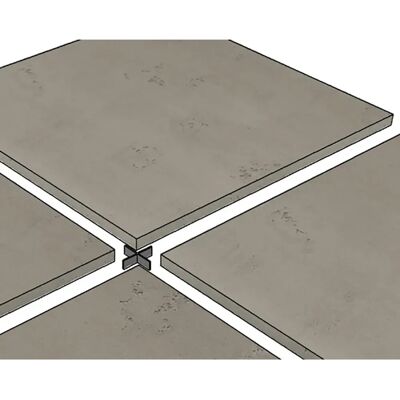 GS Terrassen Fugenkreuz 3 mm Grau ähnlich RAL 7030 50 Stück GS Terrassen Fugenkreuz 3 mm Grau ähnlich RAL 7030 50 Stück