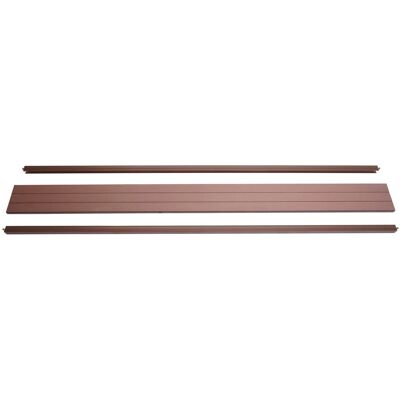 MCW Abschluss-Set für WPC-Sichtschutz Savoie Abschlussprofil Windschutz Alu-Pfosten 180cm Braun MCW Abschluss-Set für WPC-Sichtschutz Savoie Abschlussprofil Windschutz Alu-Pfosten 180cm Braun