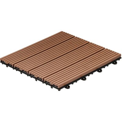Home Deluxe KlickfliesenWPC Bavaro Hellbraun, 30cm x 30cm, 3 m² Home Deluxe KlickfliesenWPC Bavaro Hellbraun, 30cm x 30cm, 3 m²