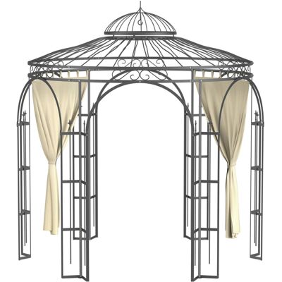 Eleo Vorhänge Polyester Ecru 2er-Set für Pavillon Eleo Vorhänge Polyester Ecru 2er-Set für Pavillon