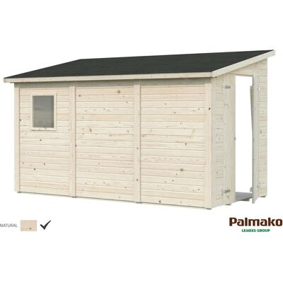 PALMAKO Mia Gartenhaus - 5,4 m², Natur, Doppeltdoor PALMAKO Mia Gartenhaus - 5,4 m², Natur, Doppeltdoor