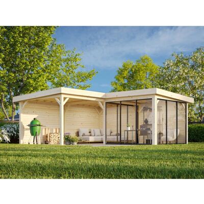 Palmako Pavillon Lenna Set 412 Slide 588 x 588 cm Lackiert Weiß FSC® Palmako Pavillon Lenna Set 412 Slide 588 x 588 cm Lackiert Weiß FSC®