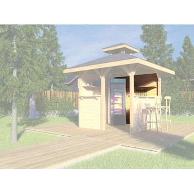 Weka Pavillon Wandelement Gartenoase 651 Gr.1 Weka Pavillon Wandelement Gartenoase 651 Gr.1
