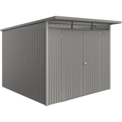 Biohort Metall-Gerätehaus AvantGarde ECO Gr. A7 quarzgrau-metallic Doppeltür Biohort Metall-Gerätehaus AvantGarde ECO Gr. A7 quarzgrau-metallic Doppeltür