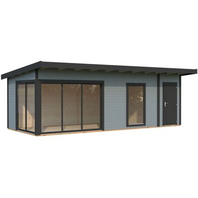Palmako Holz-Gartenhaus Andrea Slide Plus Pultdach Lackiert 735 cm x 300 cm Palmako Holz-Gartenhaus Andrea Slide Plus Pultdach Lackiert 735 cm x 300 cm