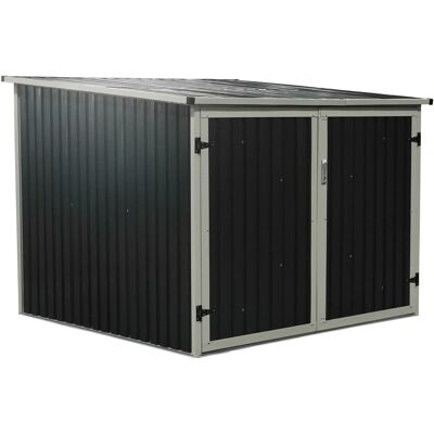 Westmann Fahrradgarage und Unterstand B x T: 203 cm x 200 cm Anthrazit Westmann Fahrradgarage und Unterstand B x T: 203 cm x 200 cm Anthrazit