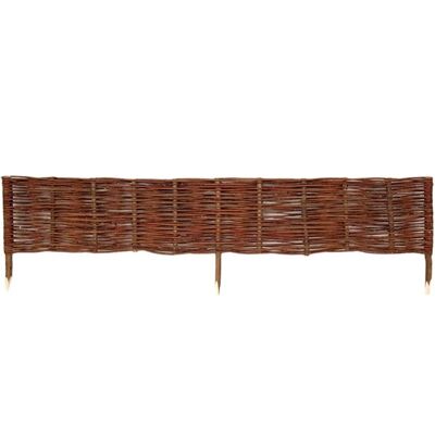 Floraworld Beeteinfassung Weide 116 cm x 30 cm Floraworld Beeteinfassung Weide 116 cm x 30 cm