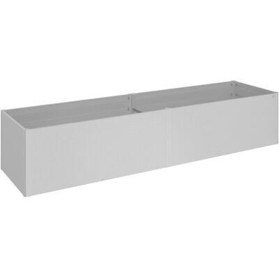 Biohort HochBeet 4 m x 1 m Silber-Metallic Biohort HochBeet 4 m x 1 m Silber-Metallic