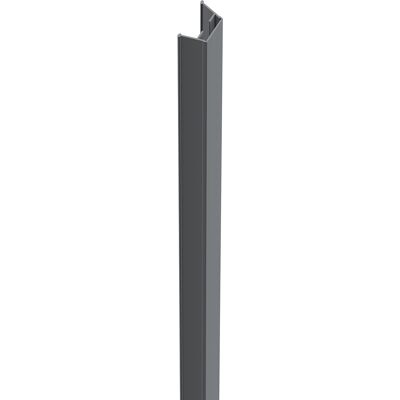 ZacAlu Nutabdeckleiste für Aluminium-Zaunpfosten Anthrazit 190 cm ZacAlu Nutabdeckleiste für Aluminium-Zaunpfosten Anthrazit 190 cm