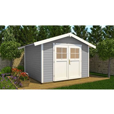 WEKA Gartenhaus »Casa Gr. 1«, Holz, BxHxT: 274 x 237 x 240 cm - grau WEKA Gartenhaus »Casa Gr. 1«, Holz, BxHxT: 274 x 237 x 240 cm - grau
