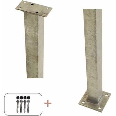 Plus Geländer Pfosten Stahl feuerverzinkt 4,5 cm x 4,5 cm x 103,3 cm Plus Geländer Pfosten Stahl feuerverzinkt 4,5 cm x 4,5 cm x 103,3 cm