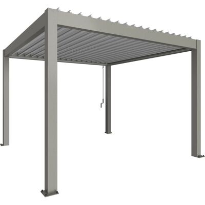 Biohort Pergola 3,5 m x 3,5 m Quarzgrau-Metallic/Silber-Metallic Biohort Pergola 3,5 m x 3,5 m Quarzgrau-Metallic/Silber-Metallic
