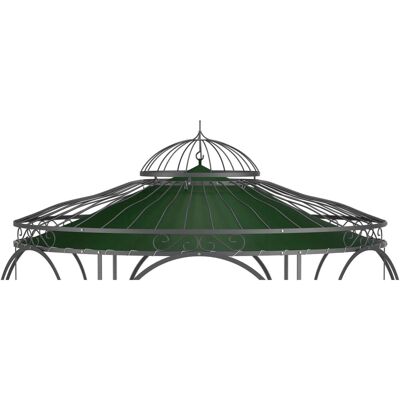 Eleo Sonnensegel Milano Ø 290 cm für Pavillon Milano Dunkelgrün Eleo Sonnensegel Milano Ø 290 cm für Pavillon Milano Dunkelgrün