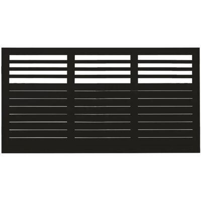 Plus Sichtschutzzaun Decora Nadelholz Schwarz 180 cm x 95 cm Plus Sichtschutzzaun Decora Nadelholz Schwarz 180 cm x 95 cm