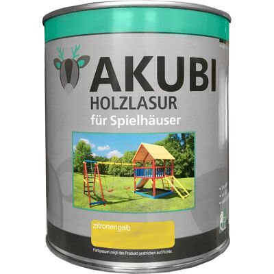 Karibu Holzlasur für Spielhäuser Zitronengelb 750 ml Karibu Holzlasur für Spielhäuser Zitronengelb 750 ml