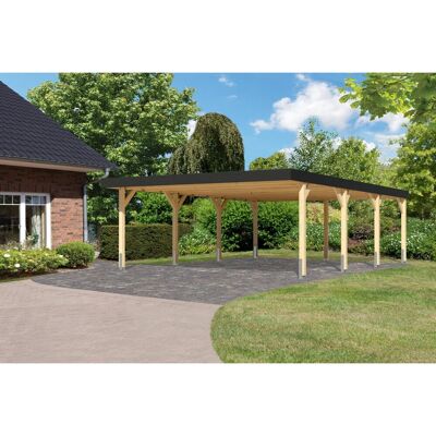 KARIBU - Carport 558x813 - Fichte - naturbelassen - Carport KARIBU - Carport 558x813 - Fichte - naturbelassen - Carport