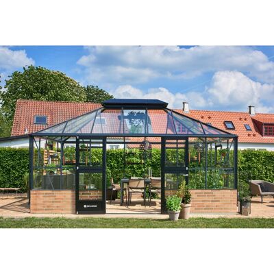 Juliana Gewächshaus Grand Oase - 18,8 m² - Sicherheitsglas - Anthrazit Juliana Gewächshaus Grand Oase - 18,8 m² - Sicherheitsglas - Anthrazit