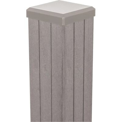 GroJa Fertigzaun-Torpfosten zum Einbetonieren 240 cm Bi-Color Sand GroJa Fertigzaun-Torpfosten zum Einbetonieren 240 cm Bi-Color Sand