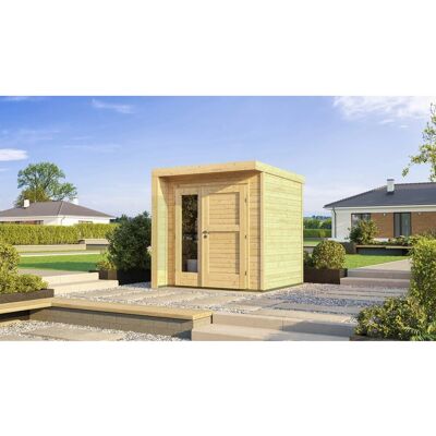 WEKA Gartenhaus 262 B - Modernes Kubusdesign, Robuste Wände, Doppeltür WEKA Gartenhaus 262 B - Modernes Kubusdesign, Robuste Wände, Doppeltür