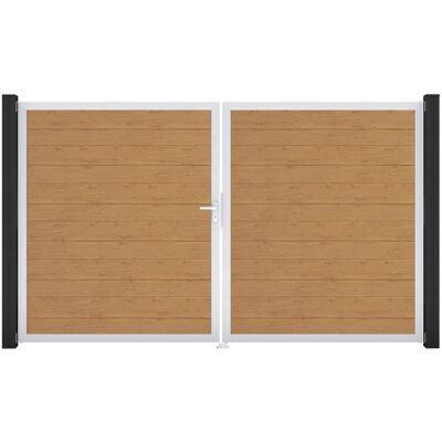 GroJa Tor 2-flg. Basicline Schmal Asteiche Natur EV1 306 cm x 180 cm DIN Links GroJa Tor 2-flg. Basicline Schmal Asteiche Natur EV1 306 cm x 180 cm DIN Links