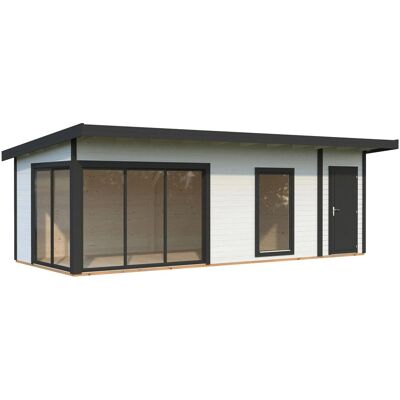 Palmako Holz-Gartenhaus Andrea Slide Plus Pultdach Lackiert 735 cm x 300 cm Palmako Holz-Gartenhaus Andrea Slide Plus Pultdach Lackiert 735 cm x 300 cm