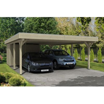 SKANHOLZ - Spessart - natur - 258 cm - Carport SKANHOLZ - Spessart - natur - 258 cm - Carport