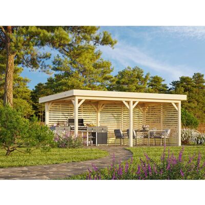 Palmako Pavillon Lenna Set 309 588 x 300 cm Lackiert Weiß FSC® Palmako Pavillon Lenna Set 309 588 x 300 cm Lackiert Weiß FSC®