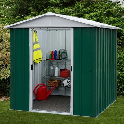 Yardmaster Grünes Metallhaus - 6' x 4' Gartenhaus Yardmaster Grünes Metallhaus - 6' x 4' Gartenhaus