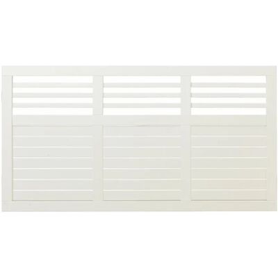 Plus Sichtschutzzaun Decora Nadelholz Weiß 180 cm x 95 cm Plus Sichtschutzzaun Decora Nadelholz Weiß 180 cm x 95 cm
