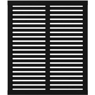 Plus Holz Sichtschutzzaun Harmoni Nadelholz Schwarz 120 cm x 140 cm Plus Holz Sichtschutzzaun Harmoni Nadelholz Schwarz 120 cm x 140 cm