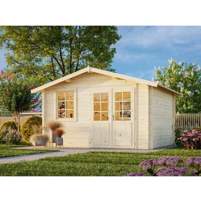 PALMAKO - Klara - Dunkelgrau - 424x354 cm - Gartenhaus PALMAKO - Klara - Dunkelgrau - 424x354 cm - Gartenhaus