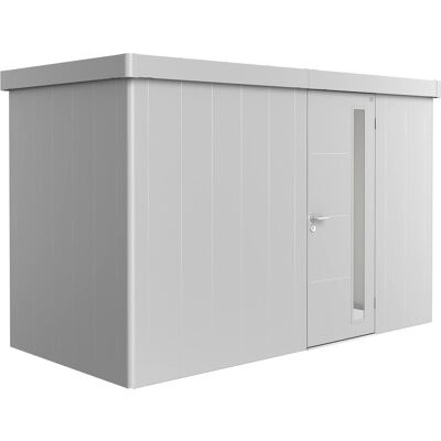 Biohort Neo 1D Gerätehaus - Stahl, Silber Biohort Neo 1D Gerätehaus - Stahl, Silber