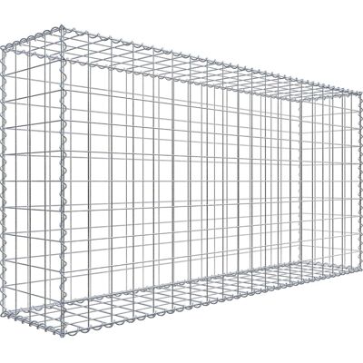 Gabion 200cm x 100cm x 40cm - Maschen 10cm - Hochwertig Gabion 200cm x 100cm x 40cm - Maschen 10cm - Hochwertig