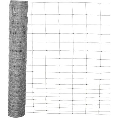 Floraworld Knotengeflecht (L x H) 50 m x 200 cm aus verzinktem Draht Floraworld Knotengeflecht (L x H) 50 m x 200 cm aus verzinktem Draht